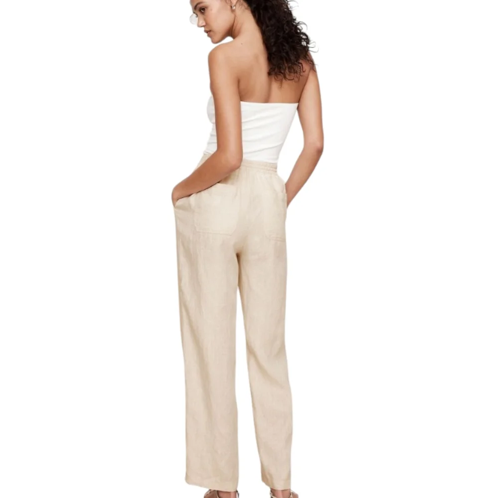 Banana Republic linen blend comfy pants size XL NEW‎